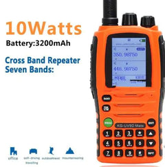 10W Seven-segment Aviation Frequency High-power Walkie-talkie